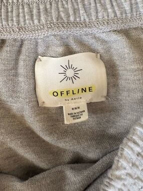 OFFLINE by Aerie Light Gray Sweatskort